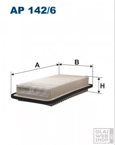 Filtron levegőszűrő AP142/6