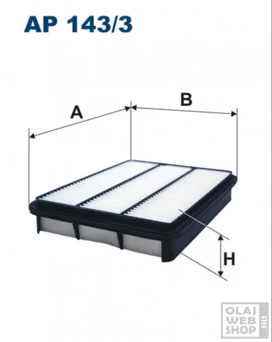 Filtron levegőszűrő AP143/3
