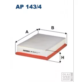 Filtron levegőszűrő AP143/4