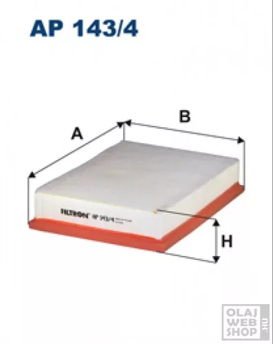 Filtron levegőszűrő AP143/4