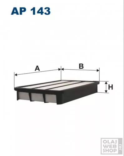Filtron levegőszűrő AP143