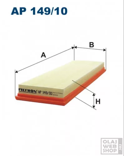 Filtron levegőszűrő AP149/10