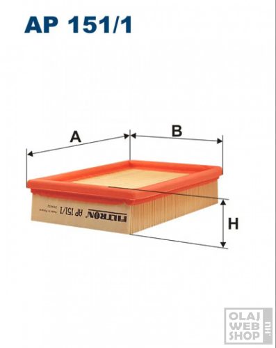 Filtron levegőszűrő AP151/1