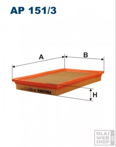 Filtron levegőszűrő AP151/3