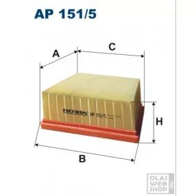 Filtron levegőszűrő AP151/5