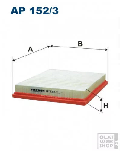 Filtron levegőszűrő AP152/3
