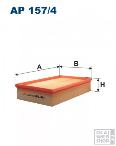 Filtron levegőszűrő AP157/4