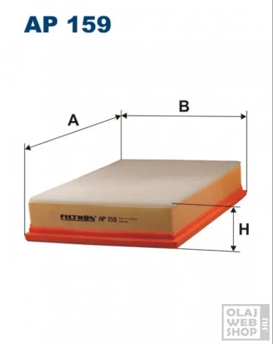 Filtron levegőszűrő AP159