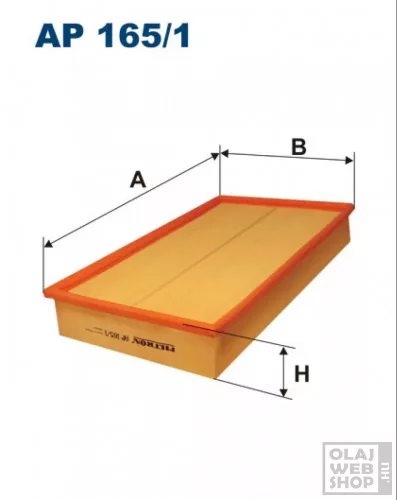 Filtron levegőszűrő AP165/1