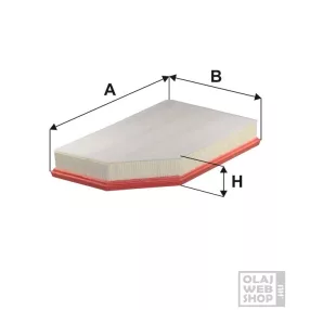 Filtron levegőszűrő AP165/6