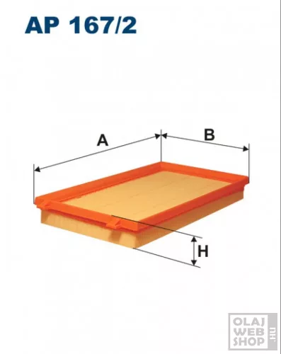 Filtron levegőszűrő AP167/2
