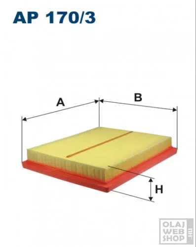 Filtron levegőszűrő AP170/3