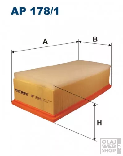 Filtron levegőszűrő AP178/1