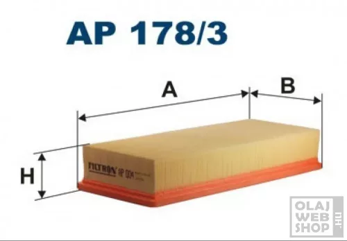 Filtron levegőszűrő AP178/3