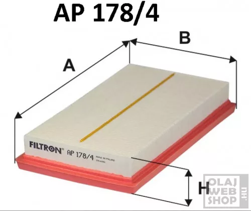 Filtron levegőszűrő AP178/4