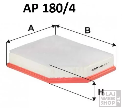 Filtron levegőszűrő AP180/4