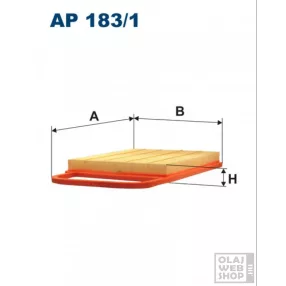 Filtron levegőszűrő AP183/1