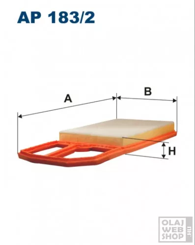 Filtron levegőszűrő AP183/2