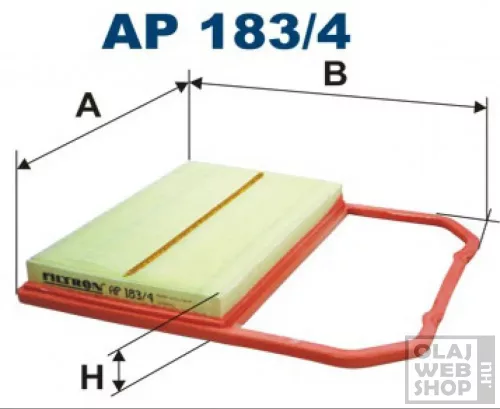 Filtron levegőszűrő AP183/4