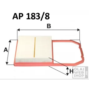 Filtron levegőszűrő AP183/8