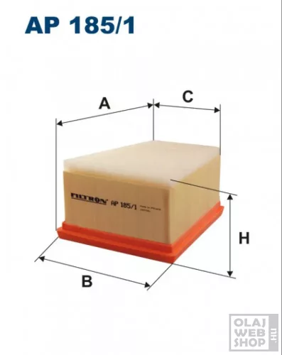 Filtron levegőszűrő AP185/1