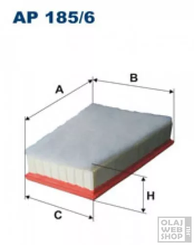 Filtron levegőszűrő AP185/6