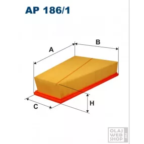 Filtron levegőszűrő AP186/1
