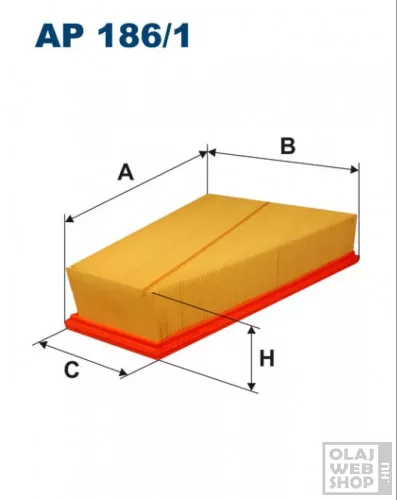 Filtron levegőszűrő AP186/1