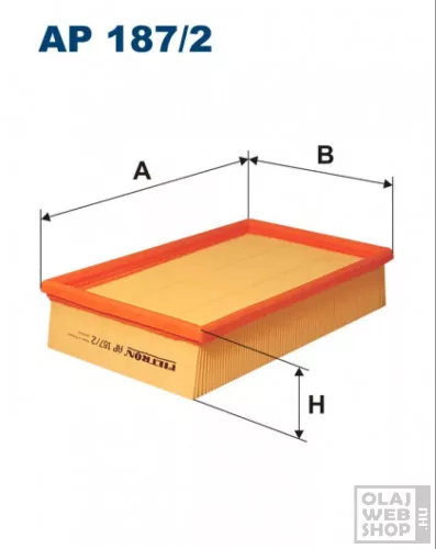 Filtron levegőszűrő AP187/2