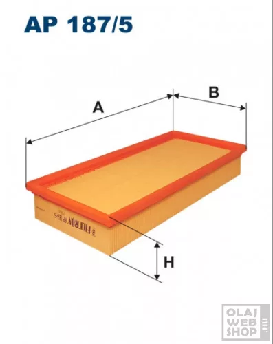 Filtron levegőszűrő AP187/5