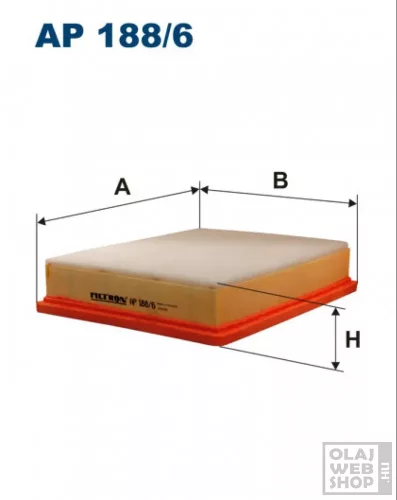 Filtron levegőszűrő AP188/6
