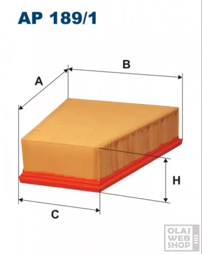 Filtron levegőszűrő AP189/1