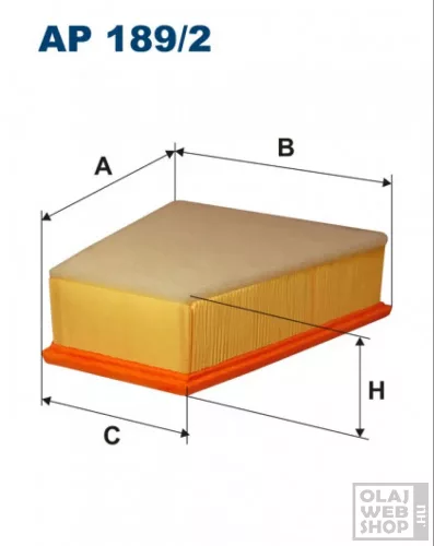 Filtron levegőszűrő AP189/2