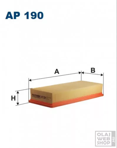 Filtron levegőszűrő AP190