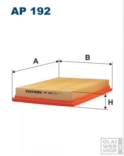 Filtron levegőszűrő AP192