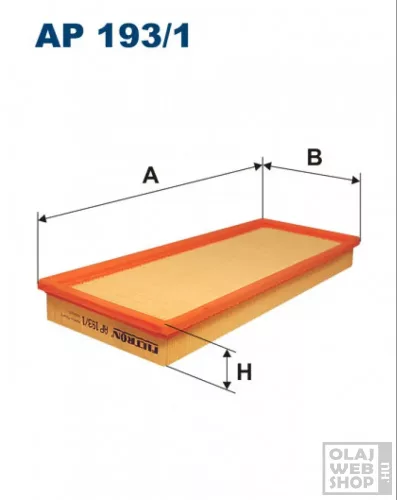 Filtron levegőszűrő AP193/1