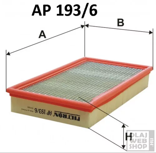 Filtron levegőszűrő AP193/6