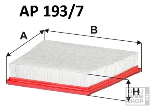 Filtron levegőszűrő AP193/7