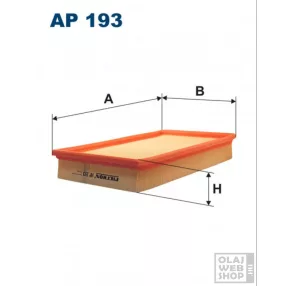 Filtron levegőszűrő AP193