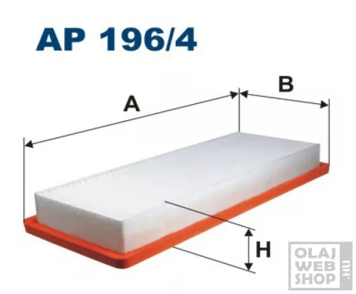 Filtron levegőszűrő AP196/4