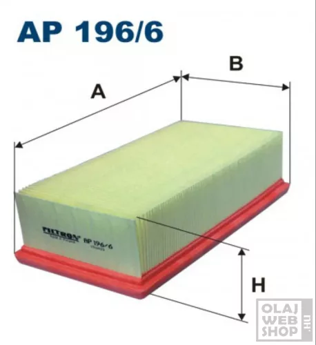 Filtron levegőszűrő AP196/6