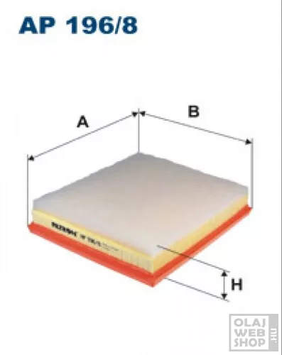 Filtron levegőszűrő AP196/8