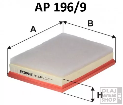 Filtron levegőszűrő AP196/9