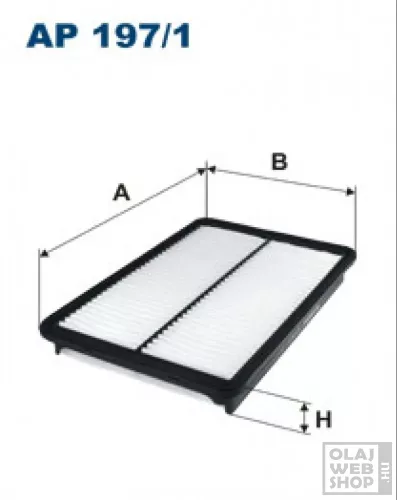 Filtron levegőszűrő AP197/1