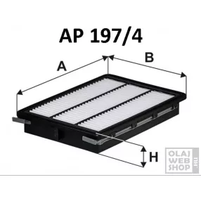 Filtron levegőszűrő AP197/4