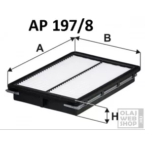 Filtron levegőszűrő AP197/8
