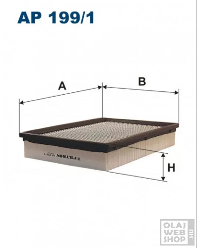 Filtron levegőszűrő AP199/1