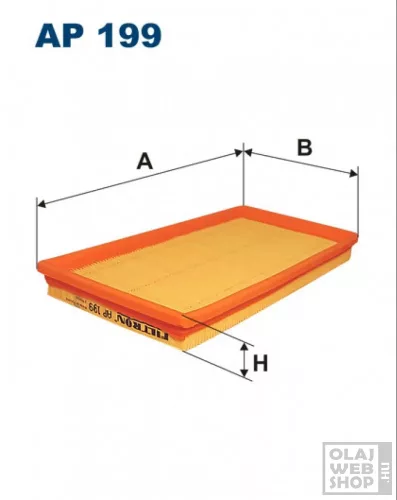 Filtron levegőszűrő AP199