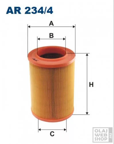 Filtron levegőszűrő AR234/4