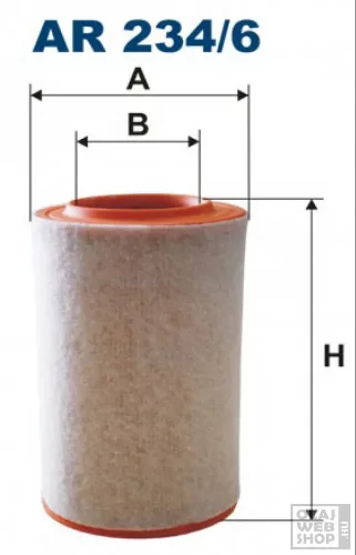 Filtron levegőszűrő AR234/6